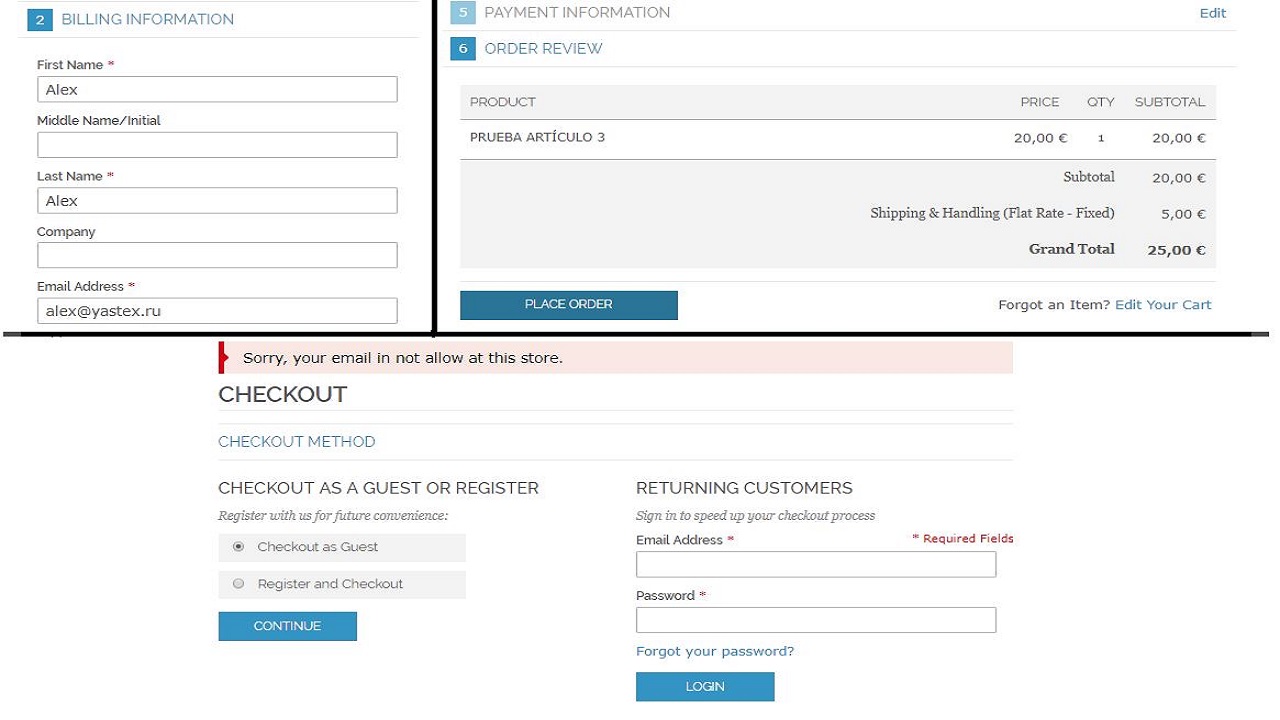 Protection in the purchase process